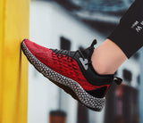 Men’s Leisure Breathable Knit Running Shoes