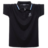 Men's Loose Half-sleeve Polo Shirt