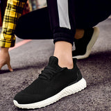 Men Lace Up Casual Running Shoes