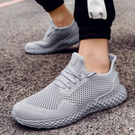 Men Lace Up Casual Running Shoes