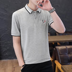 Men's Large-sized Casual Polo Shirts