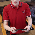 Men's Large-sized Casual Polo Shirts