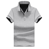 Contrast Placket Men's Polo Shirt