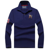 Big Pony Men's Long Sleeve Polo Shirts