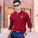 Big Pony Men's Long Sleeve Polo Shirts