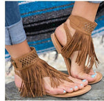 Women Summer Tassel Gladiator Sandals