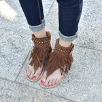 Women Summer Tassel Gladiator Sandals