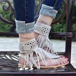 Women Summer Tassel Gladiator Sandals