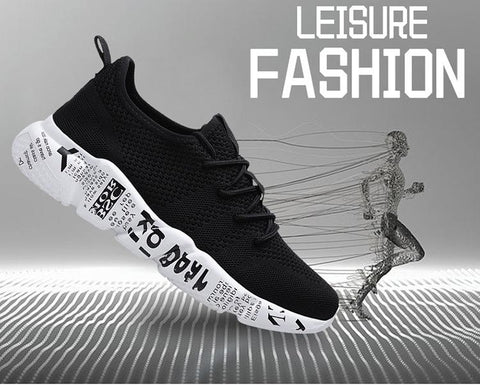 Men Casual Breathable Knit Shoes