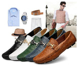 Alligator Men’s Leather Loafers