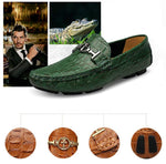 Alligator Men’s Leather Loafers