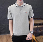 Men's Large-sized Casual Polo Shirts