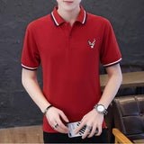 Men's Large-sized Casual Polo Shirts