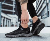 Men’s Leisure Breathable Knit Running Shoes