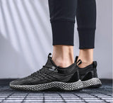 Men’s Leisure Breathable Knit Running Shoes