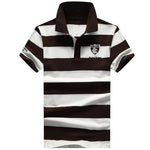 Men’s stripe Short-Sleeve Polo Shirts