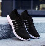 Lace-Up Knit Sneakers